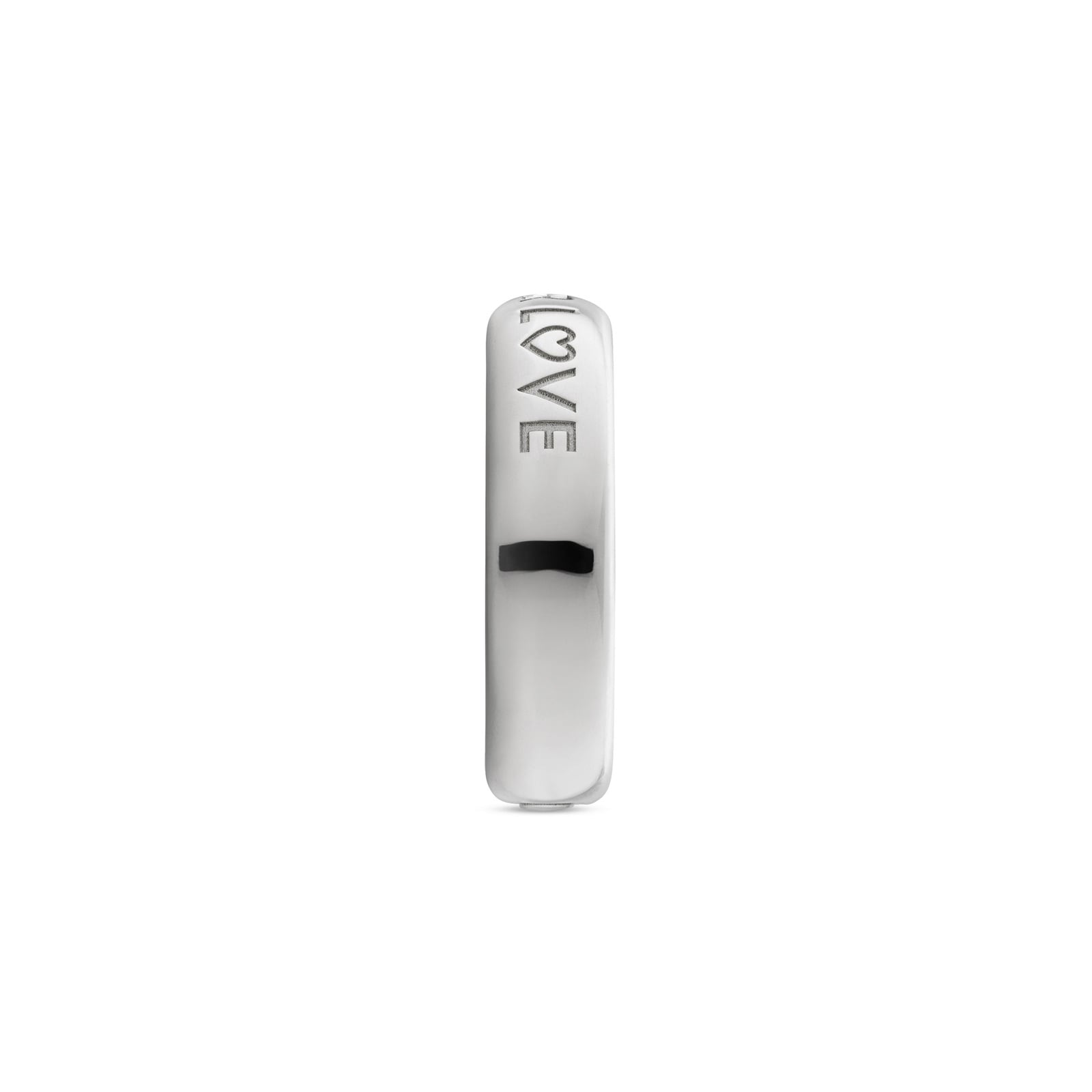 Gucci Blind For Love Sterling Silver 5mm Ring Gucci Blind For Love Sterling Silver 5mm Ring