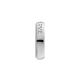 Gucci Blind For Love Sterling Silver 5mm Ring - Ring Size L