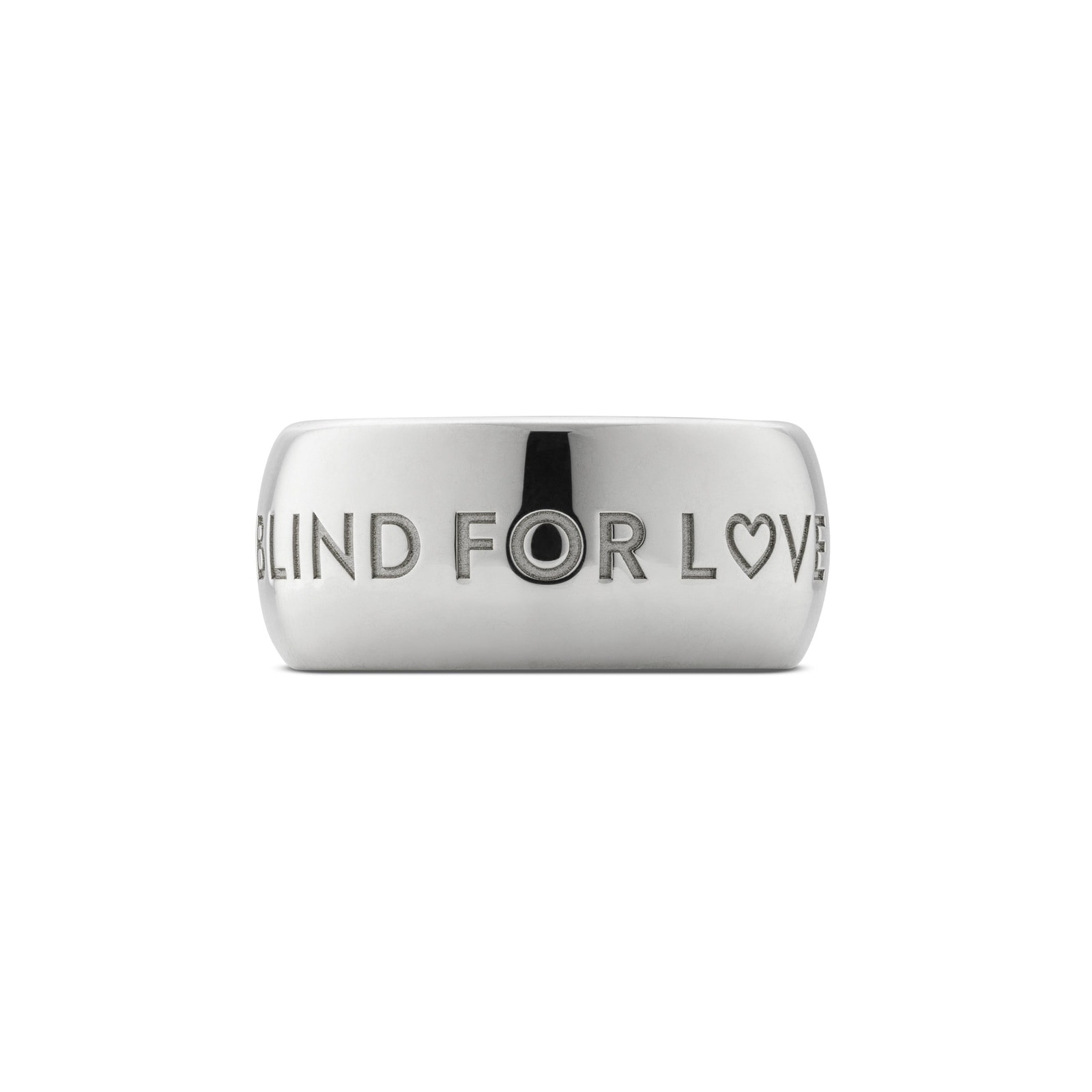 Gucci Blind For Love Sterling Silver 9mm Ring Gucci Blind For Love Sterling Silver 9mm Ring