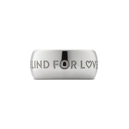 37342127220 - Blind For Love Sterling Silver 9mm Ring - Ring Size V