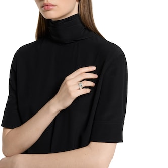 Gucci Blind For Love Sterling Silver 9mm Ring