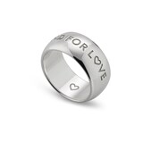 Gucci Blind For Love Sterling Silver 9mm Ring