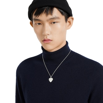 Gucci Blind For Love Sterling Silver Heart Pendant Necklace Gucci Blind For Love Sterling Silver Heart Pendant Necklace