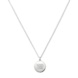 Gucci Blind For Love Sterling Silver Round Pendant Necklace