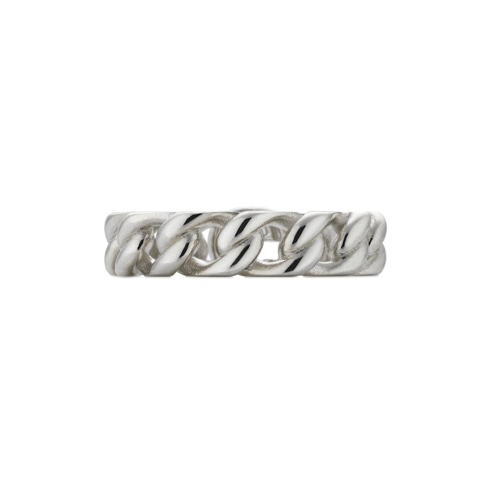 Gucci Gucci Interlocking Sterling Silver 5mm Ring Gucci Gucci Interlocking Sterling Silver 5mm Ring