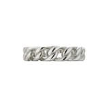 Gucci Gucci Interlocking Sterling Silver 5mm Ring - Ring Size I