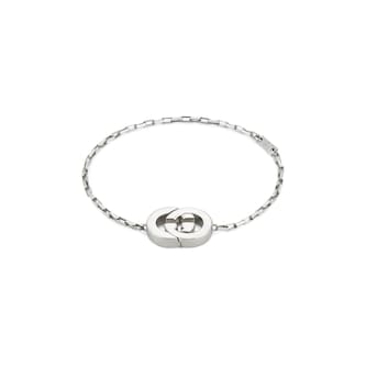 Gucci Gucci Interlocking Sterling Silver Bracelet - 17cm Gucci Gucci Interlocking Sterling Silver Bracelet - 17cm
