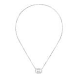 Gucci Gucci Interlocking Sterling Silver Pendant Necklace