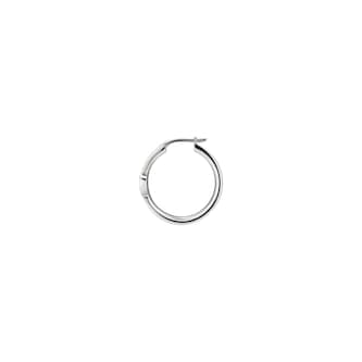Gucci Gucci Interlocking Sterling Silver Hoop Earrings Gucci Gucci Interlocking Sterling Silver Hoop Earrings