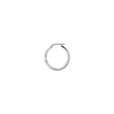 Gucci Gucci Interlocking Sterling Silver Hoop Earrings