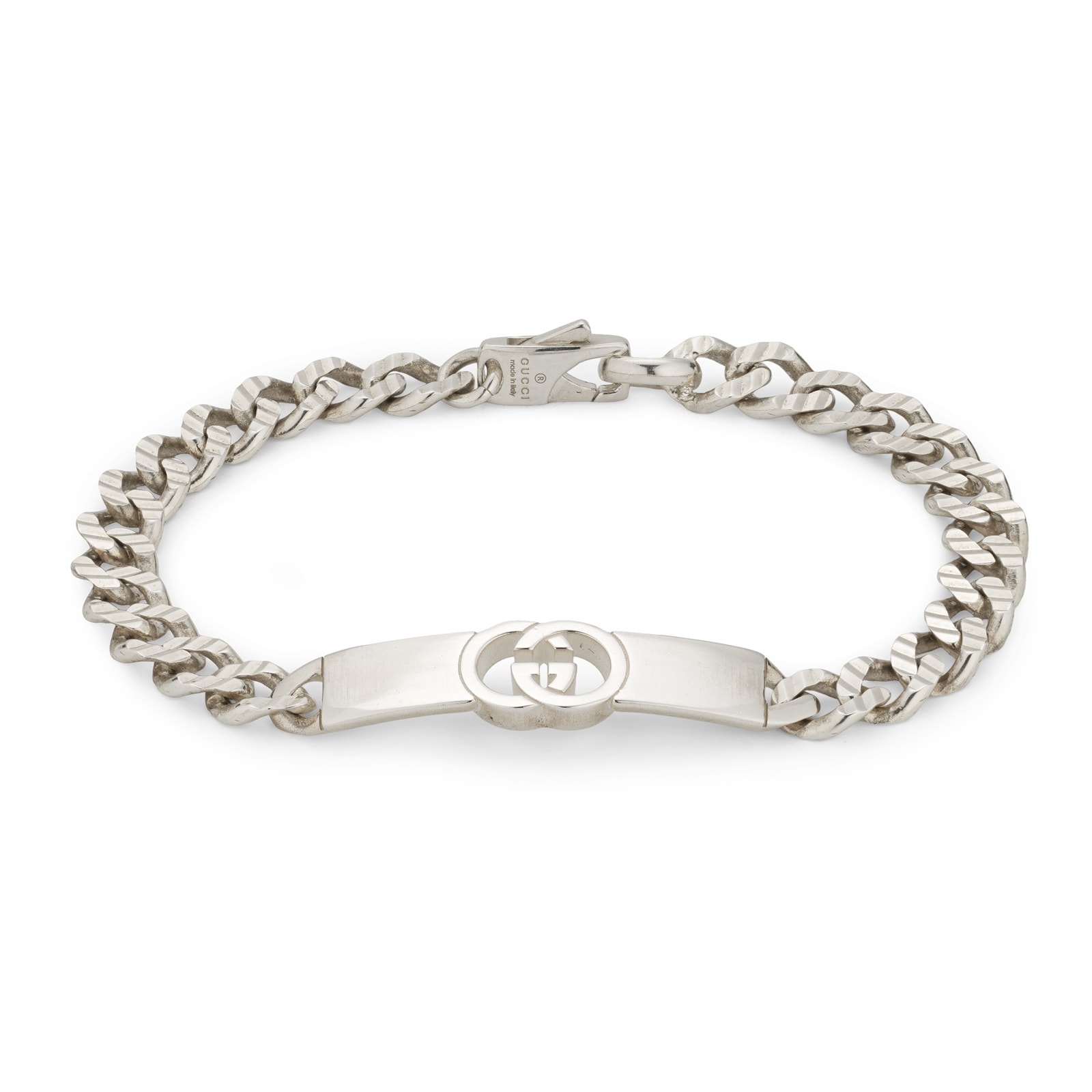 Gucci Gucci Interlocking Sterling Silver Chain Bracelet - 19cm Gucci Gucci Interlocking Sterling Silver Chain Bracelet - 19cm