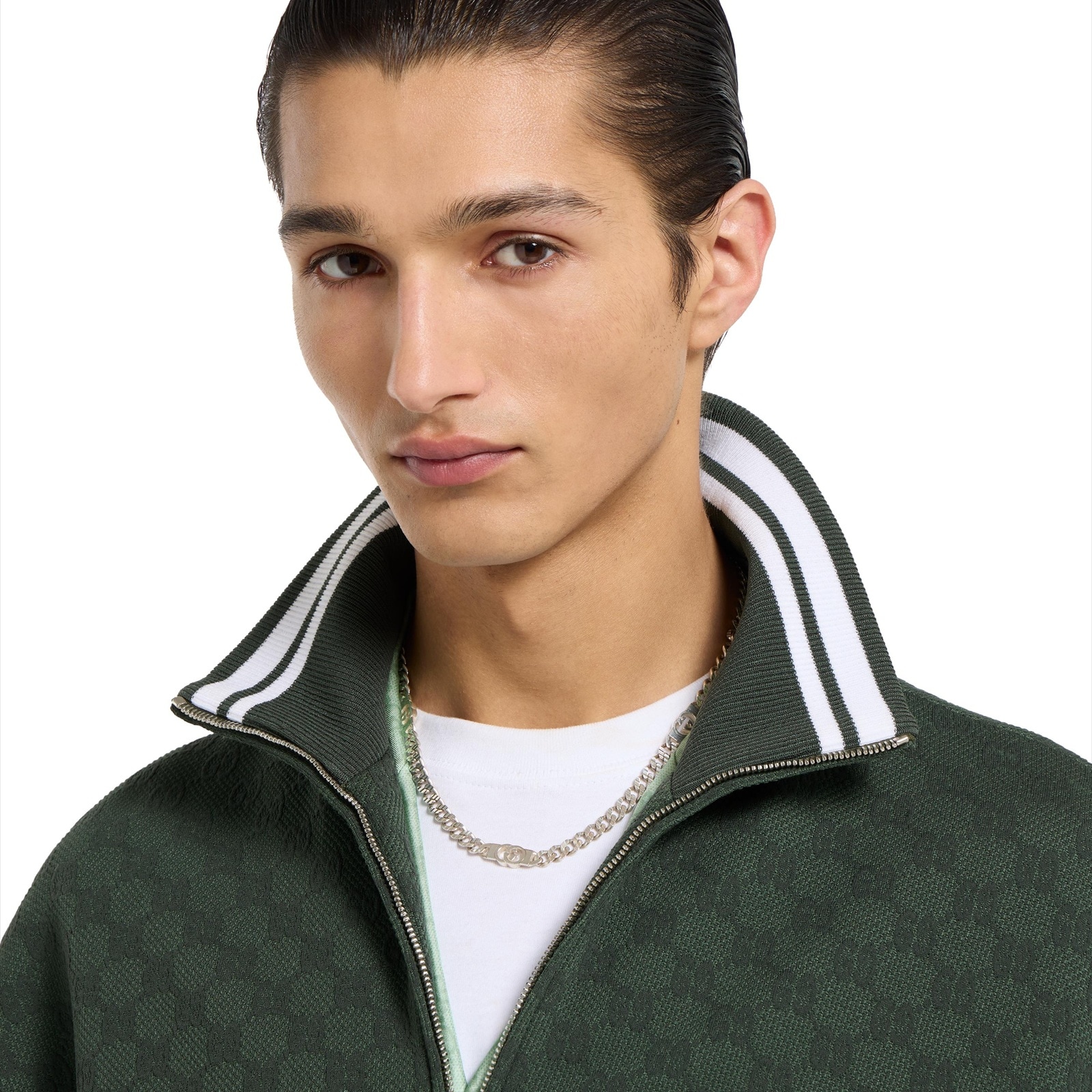 Gucci Gucci Interlocking Sterling Silver Chain Necklace Gucci Gucci Interlocking Sterling Silver Chain Necklace