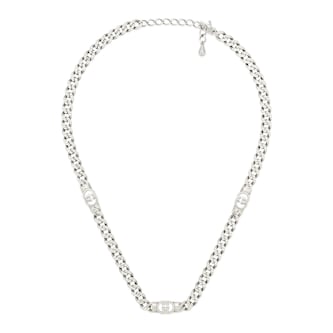 Gucci Gucci Interlocking Sterling Silver Chain Necklace Gucci Gucci Interlocking Sterling Silver Chain Necklace