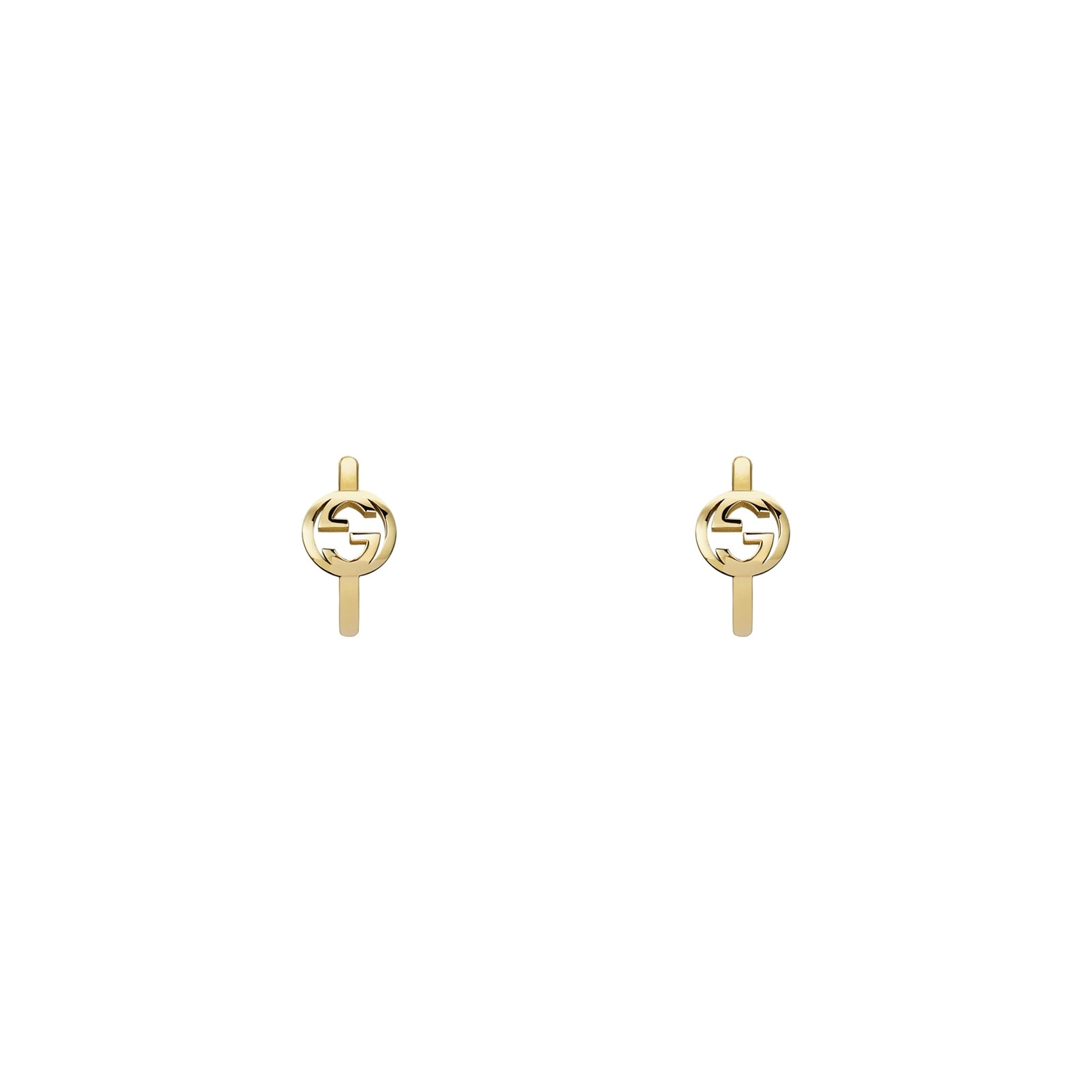 Gucci Gucci Interlocking 18ct Yellow Gold Hoop Earrings Gucci Gucci Interlocking 18ct Yellow Gold Hoop Earrings