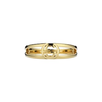 Gucci Gucci Interlocking 18ct Yellow Gold 2 Band Ring