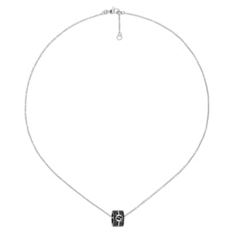 Gucci Gucci Interlocking 18ct White Gold & Corundum Pendant Necklace