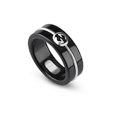 Gucci Gucci Interlocking 18ct White Gold & Corundum Ring