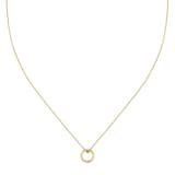 Gucci Icon 18ct Yellow Gold Engraved Logo Pendant Necklace