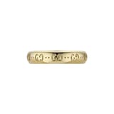 Gucci Icon 18ct Yellow Gold Engraved Logo Ring