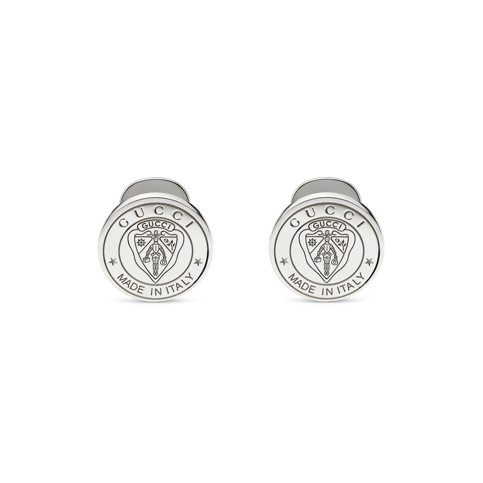 Gucci Gucci Crest Sterling Silver Cufflinks Gucci Gucci Crest Sterling Silver Cufflinks