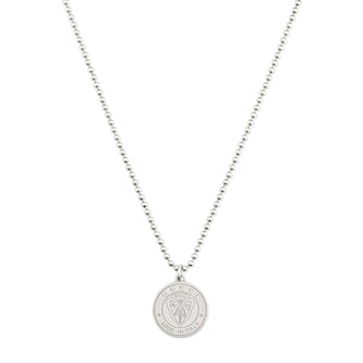 Gucci Gucci Crest Sterling Silver Pendant Necklace Gucci Gucci Crest Sterling Silver Pendant Necklace