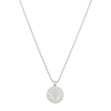 Gucci Gucci Crest Sterling Silver Pendant Necklace