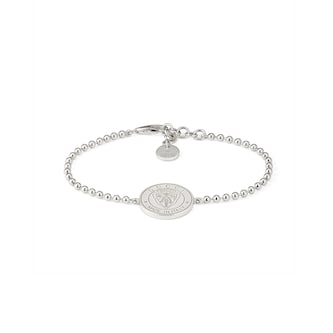 Gucci Gucci Crest Sterling Silver Boule Chain Bracelet