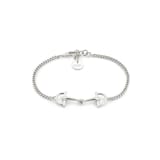 Gucci Gucci Staffa Sterling Silver Single Link Chain Bracelet