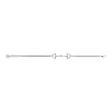 Gucci Gucci Staffa Sterling Silver Single Link Chain Bracelet
