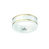 Gucci Gucci Icon 18K Yellow Gold & White Zirconia Band Ring - Size 6