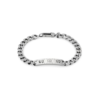 Gucci Sterling Silver Gucci Ghost Bracelet - Size Large Gucci Sterling Silver Gucci Ghost Bracelet - Size Large