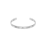 Gucci Sterling Silver Blind For Love Bracelet - Size Large