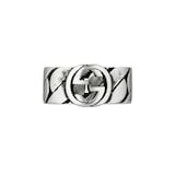 Gucci Gucci Interlocking Sterling Silver Ring - Size 11