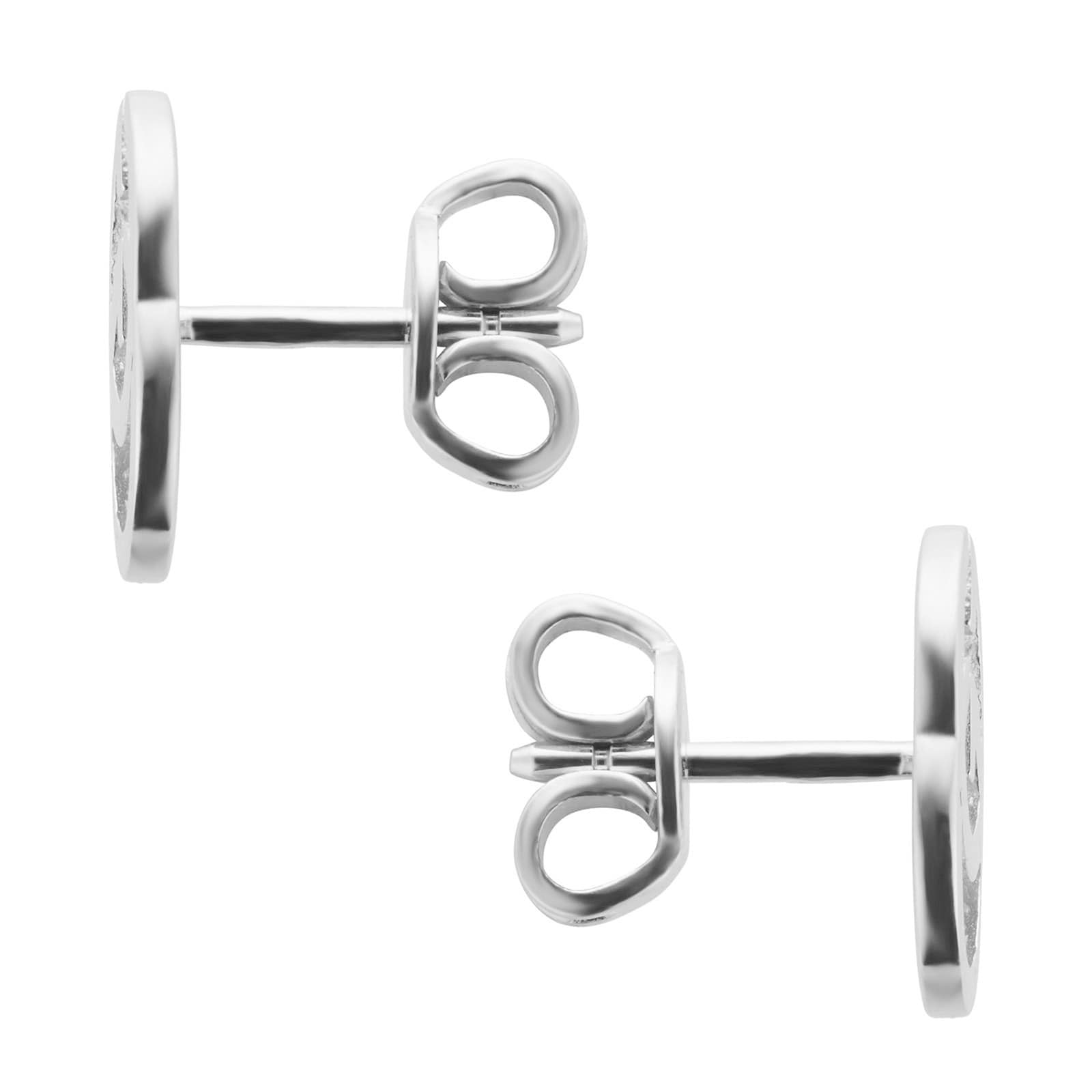 Gucci GG Running Tissue 18ct Gold Stud Earrings