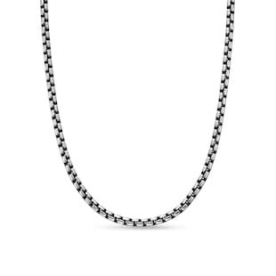 David Yurman Box Chain Necklace in Sterling Silver, 3.6mm