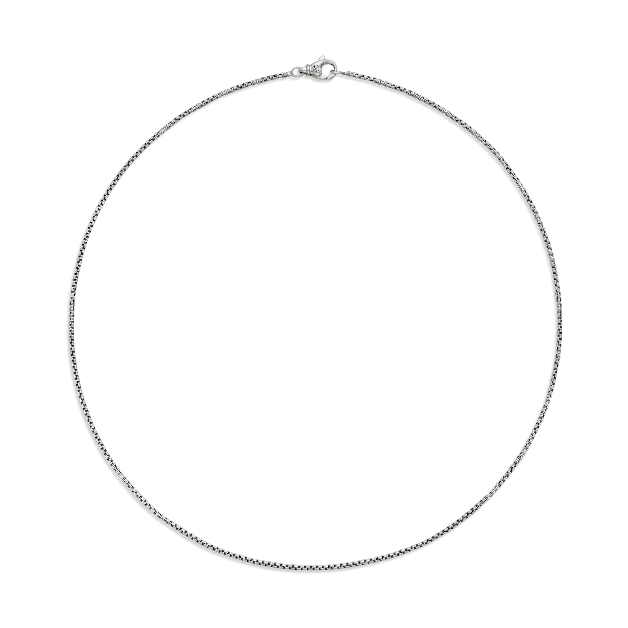 David Yurman Box Chain Necklace in Sterling Silver, 1.7mm David Yurman Box Chain Necklace in Sterling Silver, 1.7mm