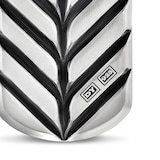 David Yurman Chevron Tag in Sterling Silver with Pietersite, 27mm