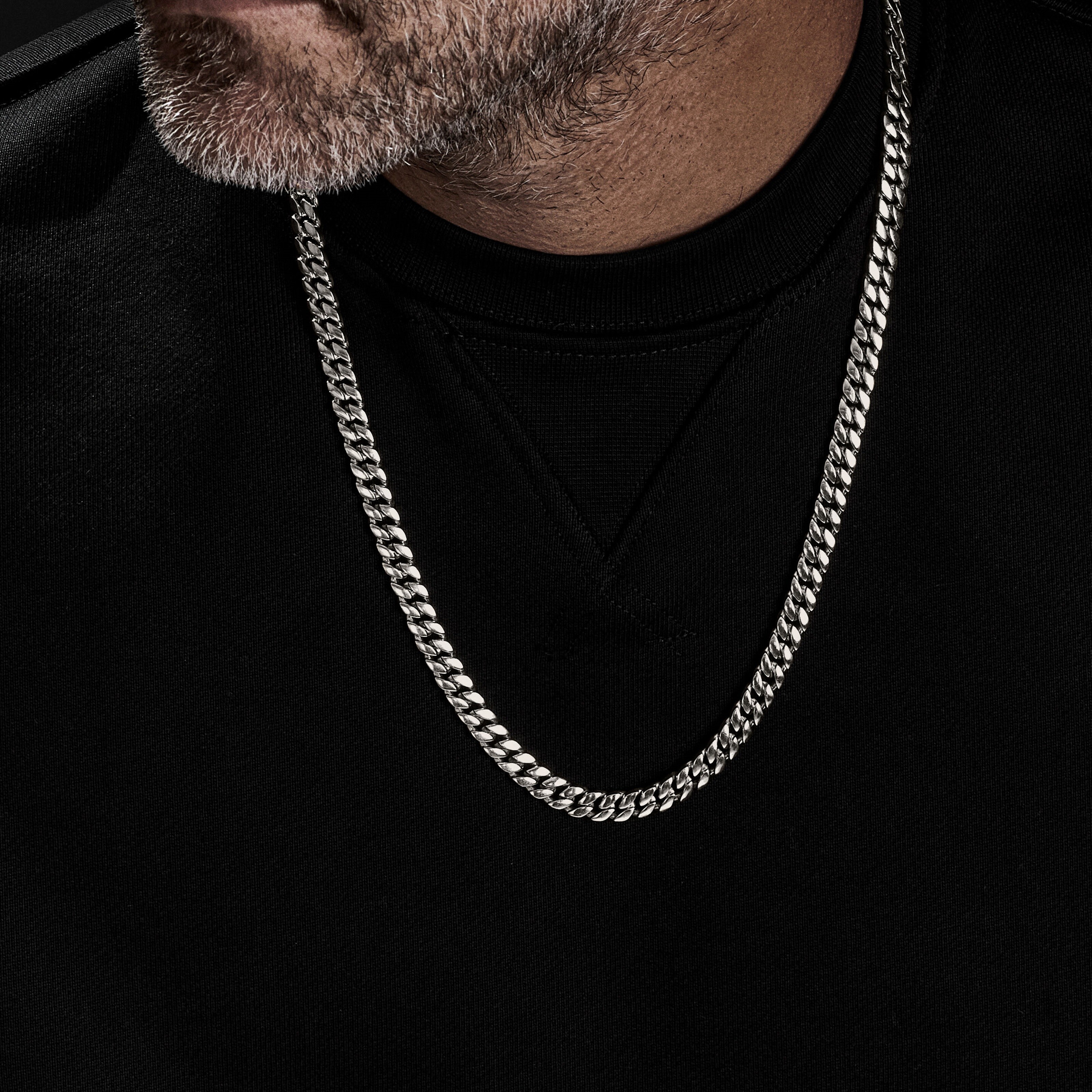 David Yurman Curb Chain Necklace in Sterling Silver, 8mm