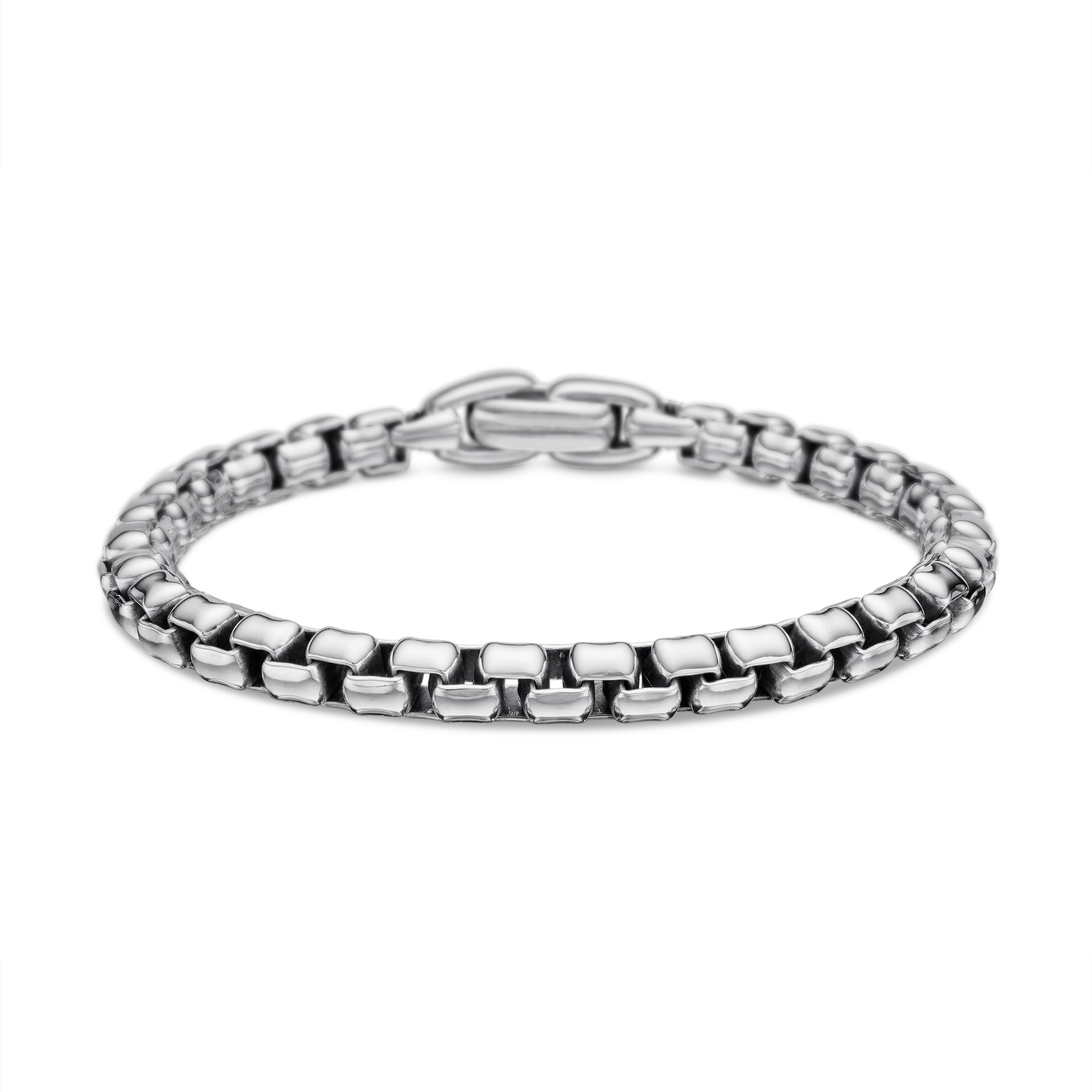 David Yurman Box Chain Bracelet in Sterling Silver