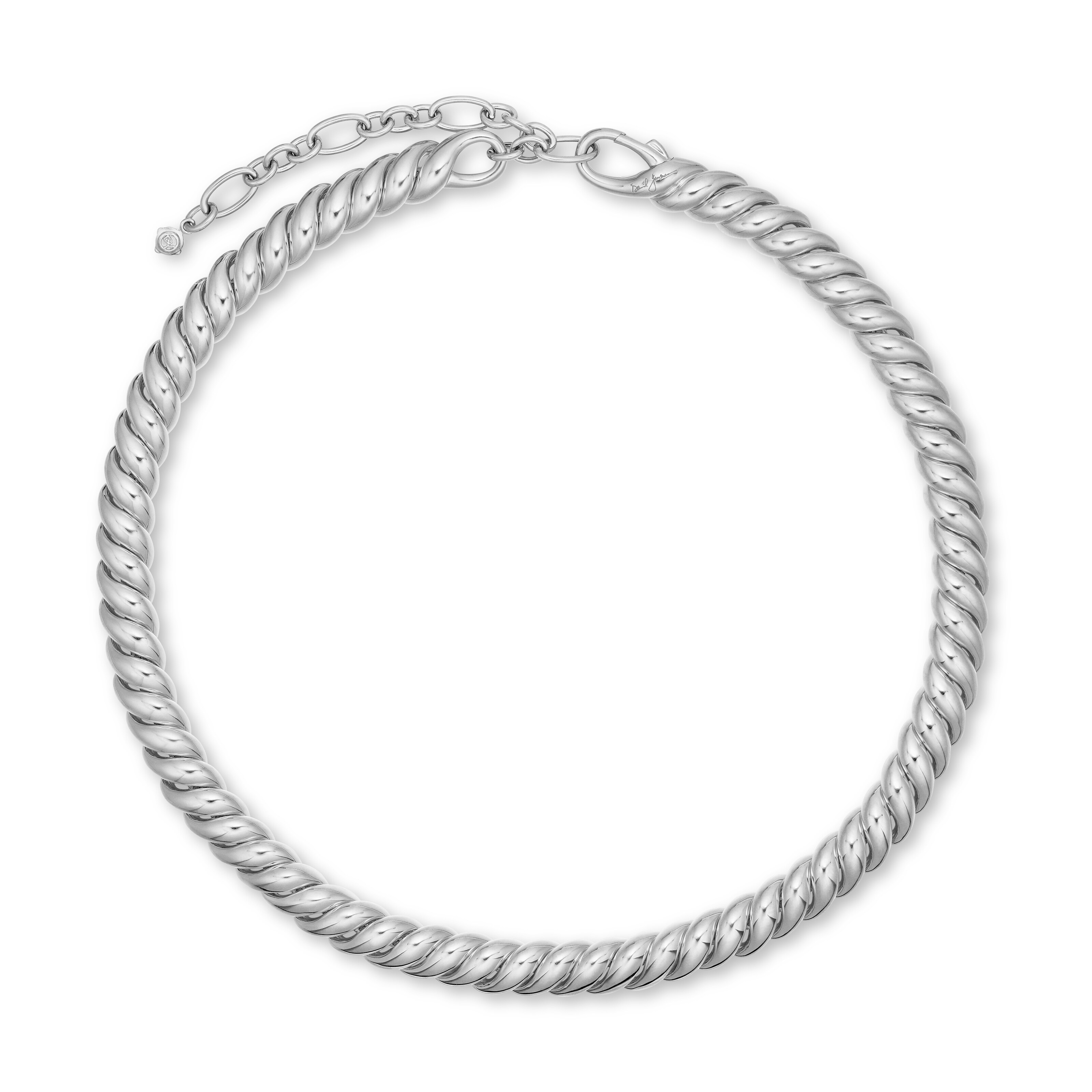David Yurman Sculpted Cable Necklace in Sterling Silver, 8.5mm