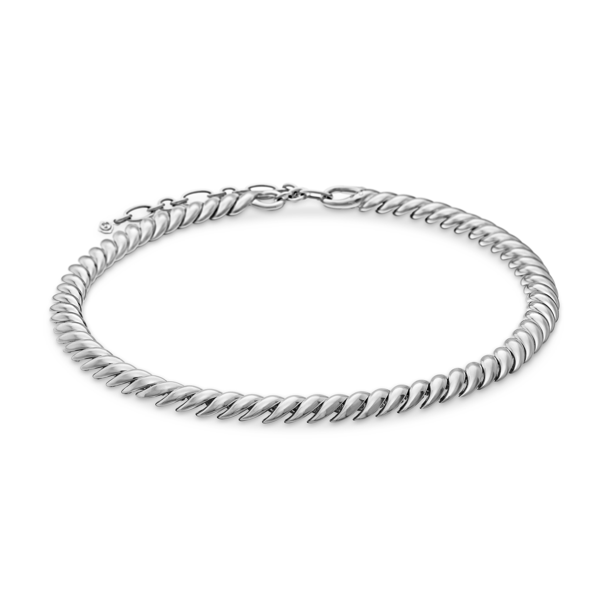 David Yurman Sculpted Cable Necklace in Sterling Silver, 8.5mm David Yurman Sculpted Cable Necklace in Sterling Silver, 8.5mm