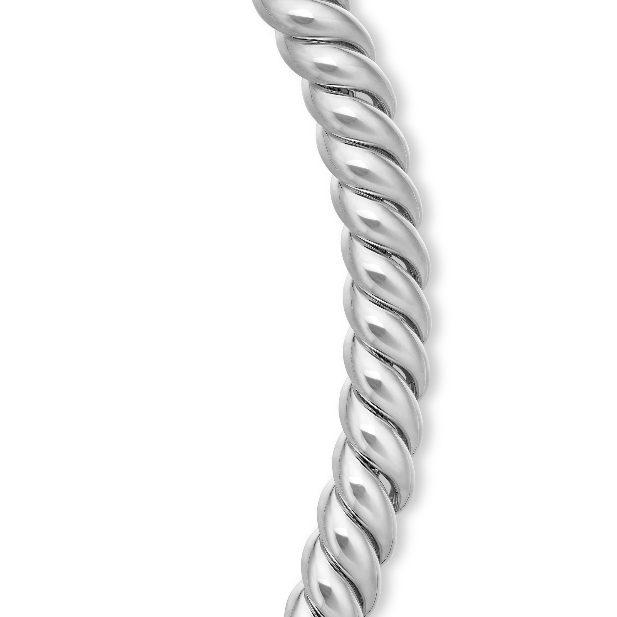 David Yurman Sculpted Cable Necklace in Sterling Silver, 8.5mm David Yurman Sculpted Cable Necklace in Sterling Silver, 8.5mm