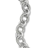 David Yurman Oval Link Chain Bracelet in Sterling Silver, 12mm