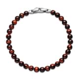 David Yurman Spiritual Beads Bracelet In Sterling Silver With Red Tiger's Eye, 6mm
