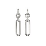 David Yurman Lexington Double Link Drop Earrings In Sterling Silver, 53.5mm