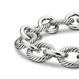 David Yurman Oval Link Chain Bracelet In Sterling Silver, 12mm