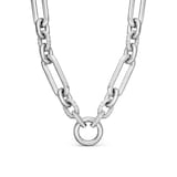 David Yurman Lexington Chain Necklace In Sterling Silver With Diamonds, 9.8mm