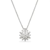 David Yurman Petite Starburst Pendant Necklace In Sterling Silver With Diamonds, 10.5mm