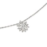 David Yurman Petite Starburst Pendant Necklace In Sterling Silver With Diamonds, 10.5mm