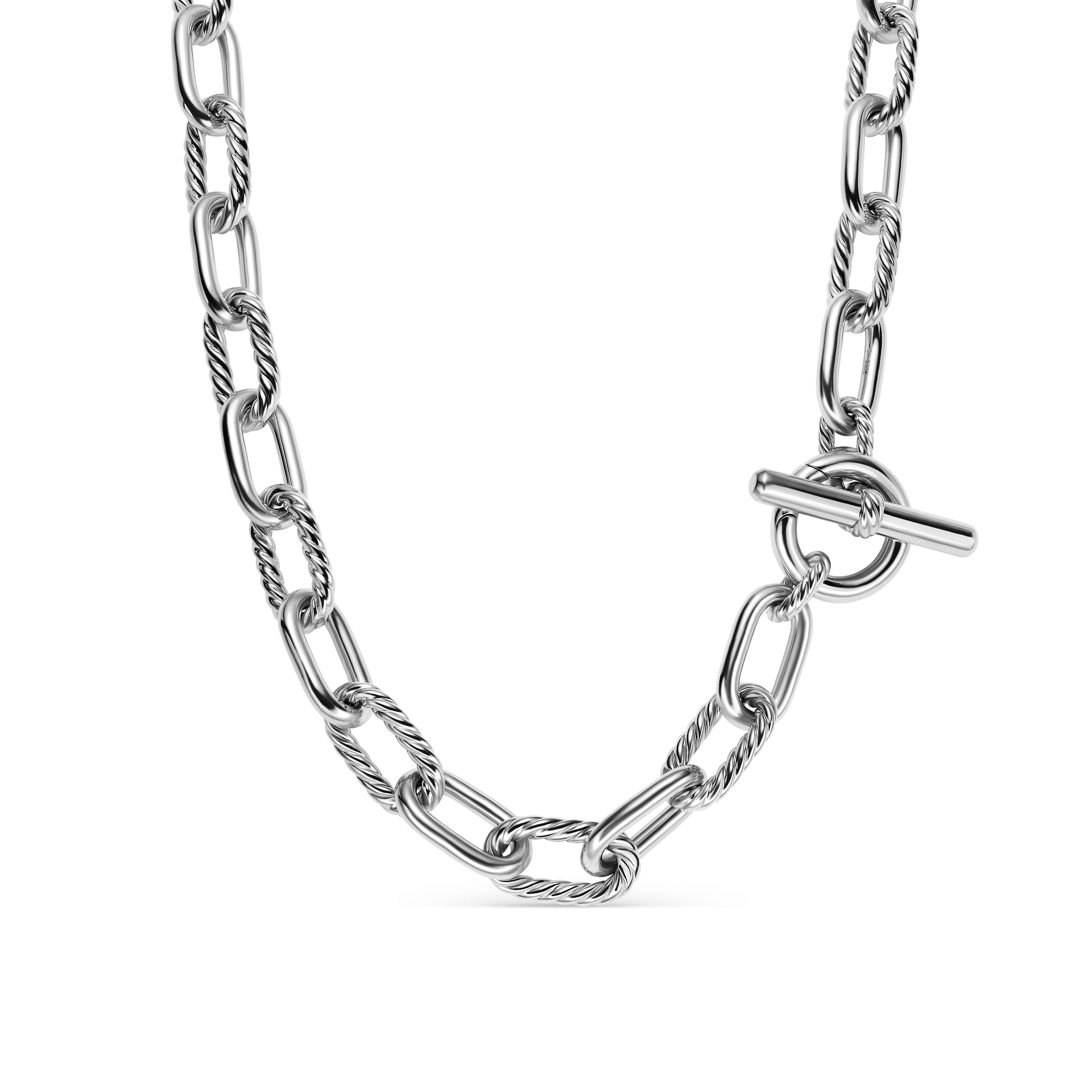 David Yurman DY Madison® Toggle Chain Necklace In Sterling Silver, 11mm